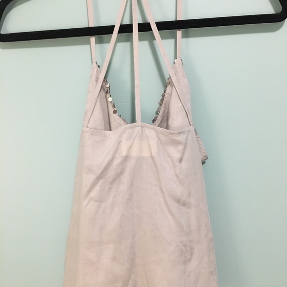 Hollister silvery sequinned crop top - Picture 4 of 4